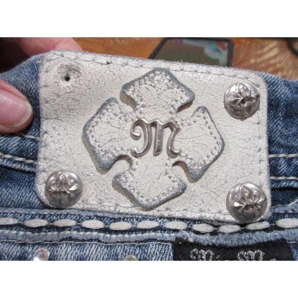 Miss Me Easy Boot Jeans Womens Sz 10/29x31" Blue Rise 8 - Picture 9 of 15